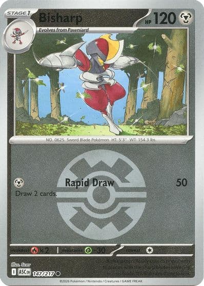 Bisharp (Quick Ball) ME: Ascended Heroes Pokemon card