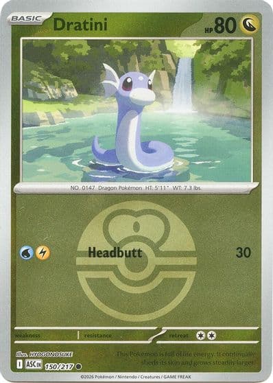 Dratini (Love Ball) ME: Ascended Heroes Pokemon card