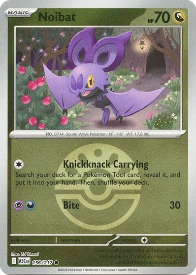 Noibat (Friend Ball) ME: Ascended Heroes Pokemon card