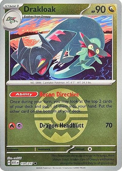 Drakloak (Quick Ball) ME: Ascended Heroes Pokemon card