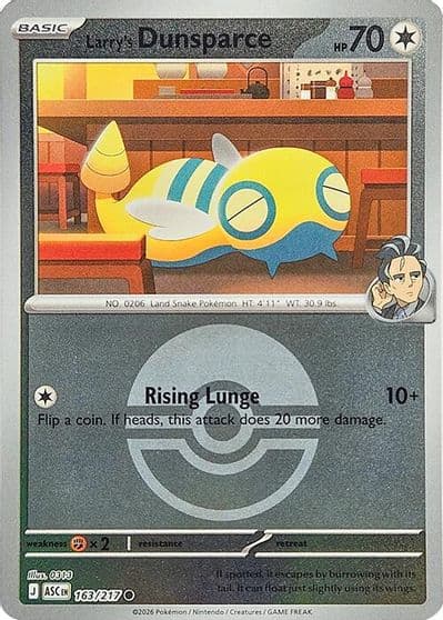 Larry's Dunsparce (Poke Ball) ME: Ascended Heroes Pokemon card