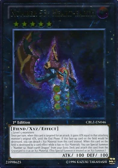 Number 53 Heart eartH UTR Cosmo Blazer Yu-Gi-Oh! card