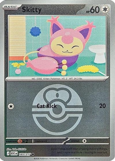 Skitty (Love Ball) ME: Ascended Heroes Pokemon card