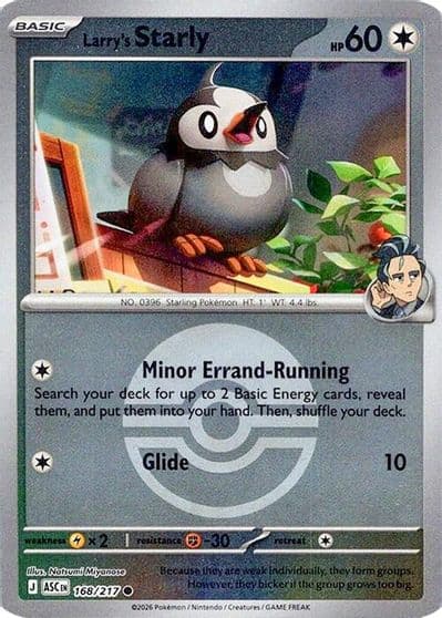 Larry's Starly (Poke Ball) ME: Ascended Heroes Pokemon card