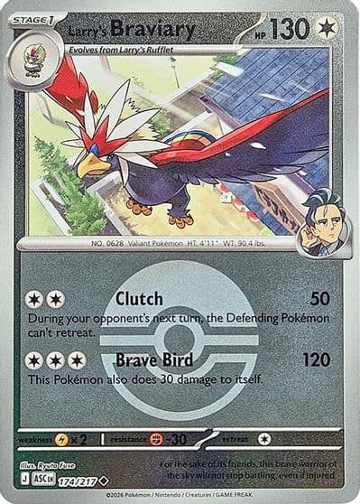 Larry's Braviary (Poke Ball) ME: Ascended Heroes Pokemon card