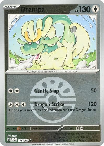 Drampa (Friend Ball) ME: Ascended Heroes Pokemon card