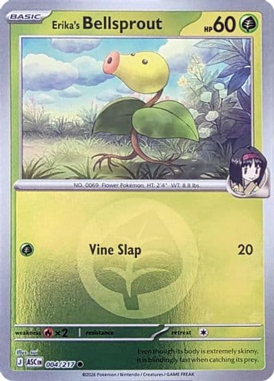 Erika's Bellsprout (Energy Symbol Pattern) ME: Ascended Heroes Pokemon card