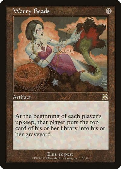 Worry Beads Mercadian Masques Magic card