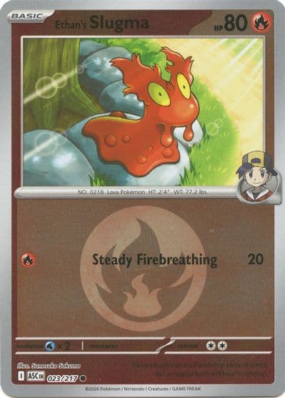 Ethan's Slugma (Energy Symbol Pattern) ME: Ascended Heroes Pokemon card