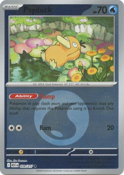 Psyduck (Energy Symbol Pattern) ME: Ascended Heroes Pokemon card