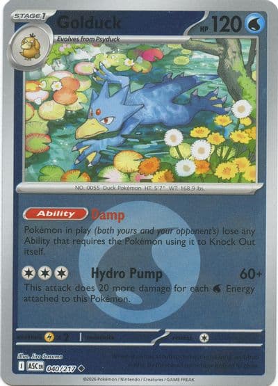 Golduck (Energy Symbol Pattern) ME: Ascended Heroes Pokemon card