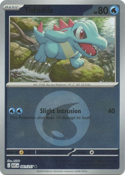 Totodile (Energy Symbol Pattern) ME: Ascended Heroes Pokemon card