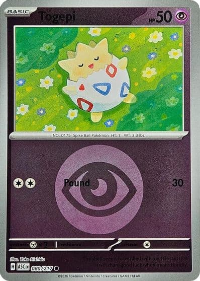Togepi (Energy Symbol Pattern) ME: Ascended Heroes Pokemon card