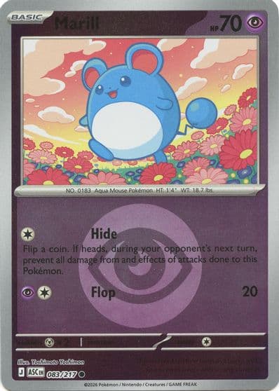 Marill (Energy Symbol Pattern) ME: Ascended Heroes Pokemon card