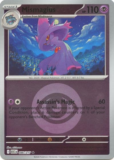 Mismagius (Energy Symbol Pattern) ME: Ascended Heroes Pokemon card