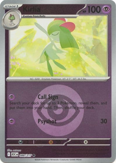 Kirlia (Energy Symbol Pattern) ME: Ascended Heroes Pokemon card