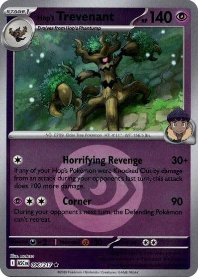 Hop's Trevenant (Energy Symbol Pattern) ME: Ascended Heroes Pokemon card