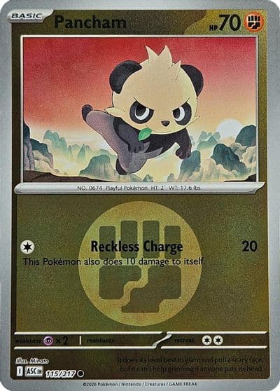 Pancham (Energy Symbol Pattern) ME: Ascended Heroes Pokemon card