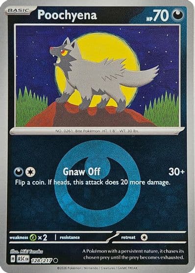 Poochyena (Energy Symbol Pattern) ME: Ascended Heroes Pokemon card