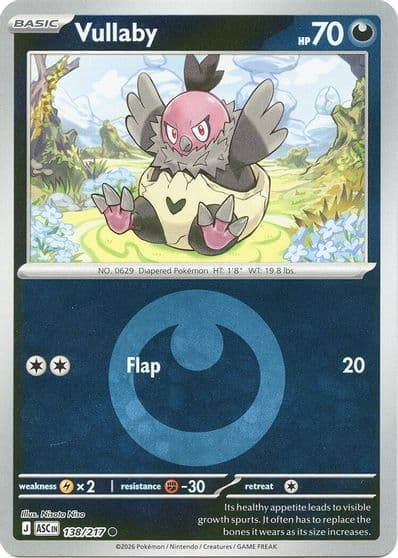 Vullaby (Energy Symbol Pattern) ME: Ascended Heroes Pokemon card