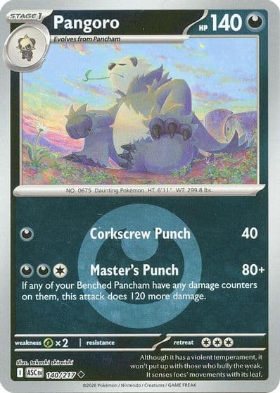 Pangoro (Energy Symbol Pattern) ME: Ascended Heroes Pokemon card