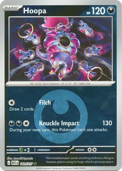 Hoopa (Energy Symbol Pattern) ME: Ascended Heroes Pokemon card