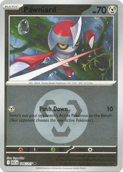 Pawniard (Energy Symbol Pattern) ME: Ascended Heroes Pokemon card