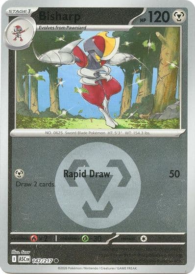 Bisharp (Energy Symbol Pattern) ME: Ascended Heroes Pokemon card