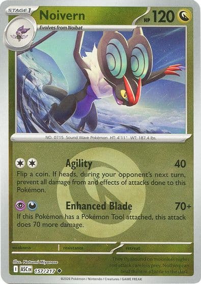 Noivern (Energy Symbol Pattern) ME: Ascended Heroes Pokemon card