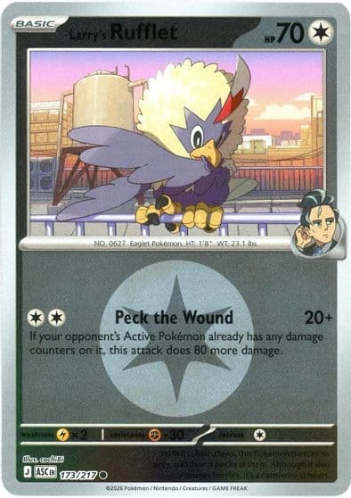 Larry's Rufflet (Energy Symbol Pattern) ME: Ascended Heroes Pokemon card