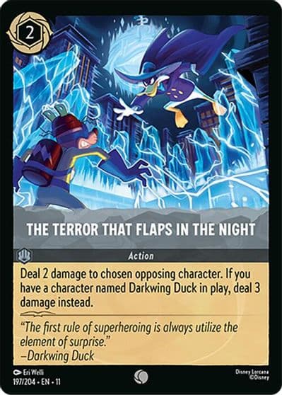The Terror That Flaps in the Night Winterspell Lorcana card