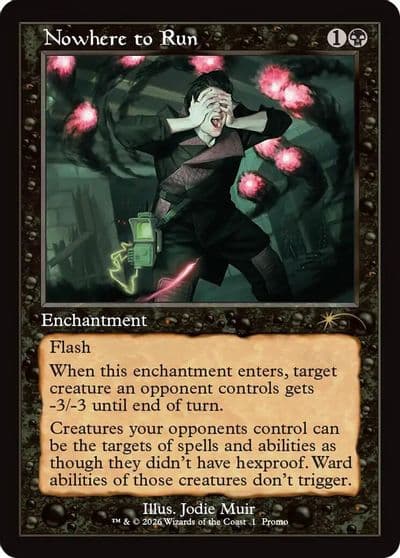 Nowhere to Run Retro Frame WPN & Gateway Promos Magic card