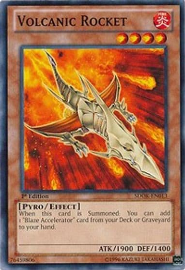 Volcanic Rocket Structure Deck: Onslaught of the Fire Kings Yu-Gi-Oh! card