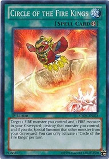 Circle of the Fire Kings Structure Deck: Onslaught of the Fire Kings Yu-Gi-Oh! card