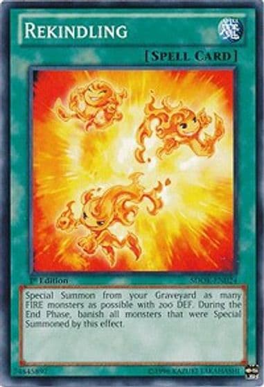 Rekindling Structure Deck: Onslaught of the Fire Kings Yu-Gi-Oh! card