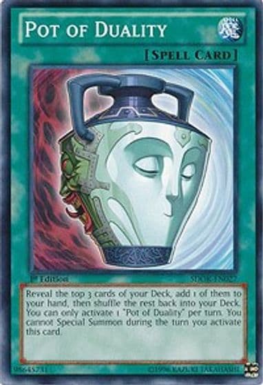 Pot of Duality Structure Deck: Onslaught of the Fire Kings Yu-Gi-Oh! card