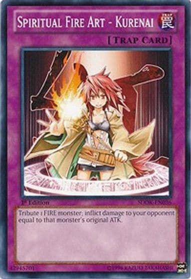 Spiritual Fire Art Kurenai Structure Deck: Onslaught of the Fire Kings Yu-Gi-Oh! card