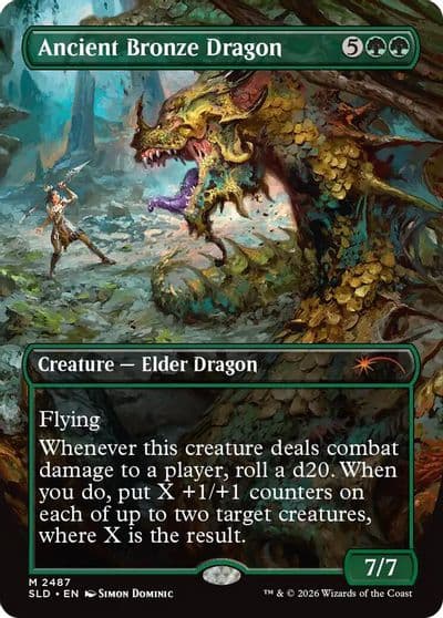 Ancient Bronze Dragon Secret Lair Drop Series Magic card