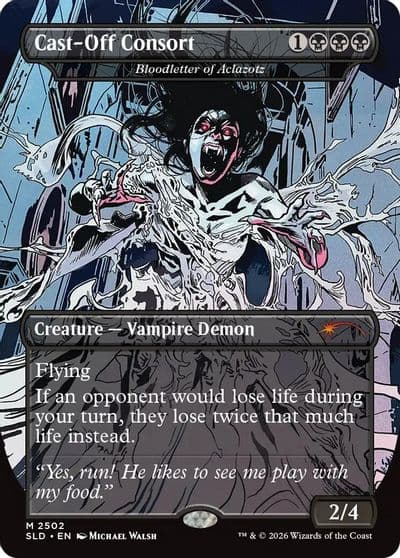 Cast Off Consort Bloodletter of Aclazotz Secret Lair Drop Series Magic card