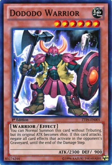 Dododo Warrior 2013 Zexal Collection Tin Yu-Gi-Oh! card