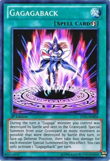 Gagagaback 2013 Zexal Collection Tin Yu-Gi-Oh! card