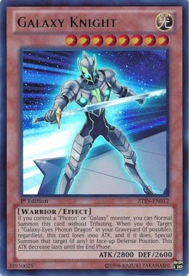 Galaxy Knight 2013 Zexal Collection Tin Yu-Gi-Oh! card