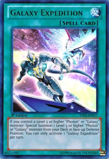Galaxy Expedition 2013 Zexal Collection Tin Yu-Gi-Oh! card