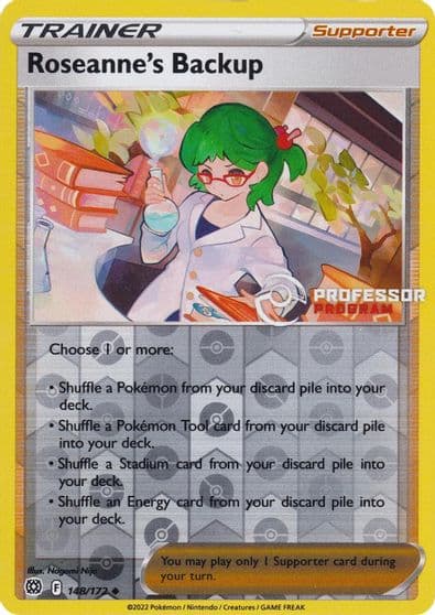 Roseanne's Backup Professor Program Promos Pokemon card