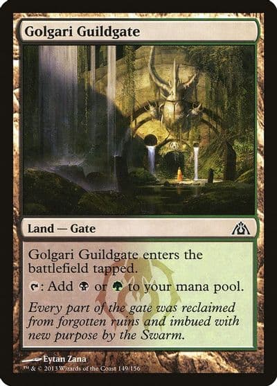 Golgari Guildgate Dragon's Maze Magic card