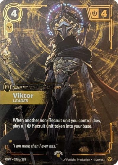 Viktor Leader Riftbound Promotional Cards Riftbound card