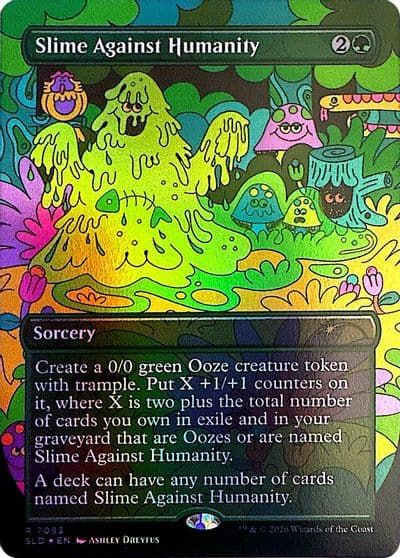Slime Against Humanity 7083 Secret Lair Drop Series Magic card