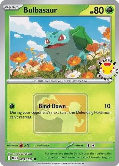Bulbasaur (Pokemon Day 2026) Miscellaneous Cards & Products Pokemon card