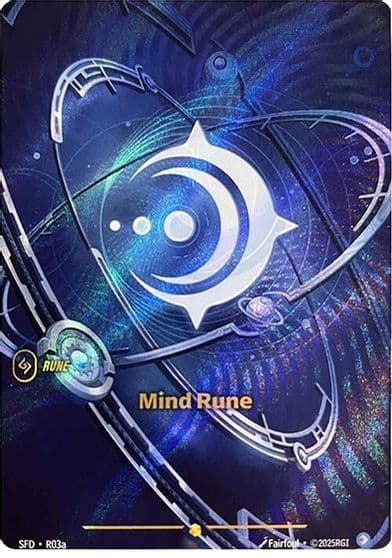 Mind Rune R03a Spiritforged Riftbound card