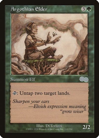 Argothian Elder Urza's Saga Magic card
